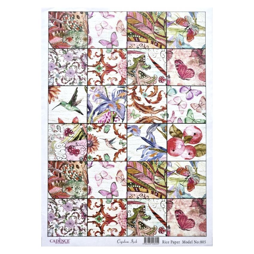 Papel arroz DreamArt Cadence A3