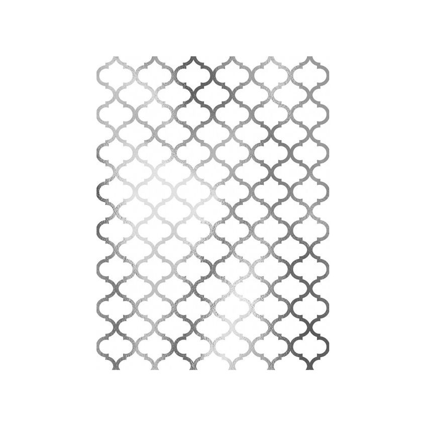 Papel de Arroz Fondo PLATA MOROCCO 30x41cm