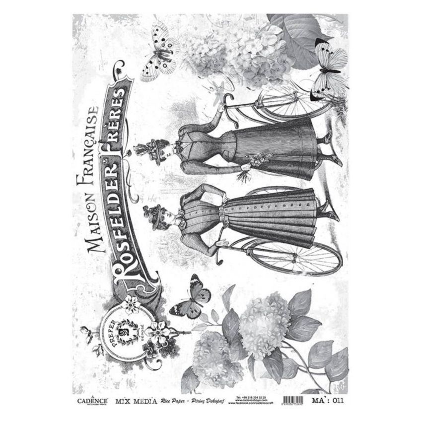 Papel de Arroz ROSFELDER FRERES 30x41cm