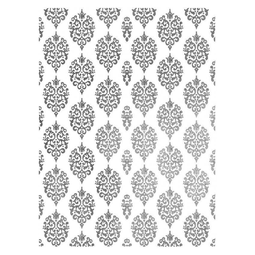 Papel de Arroz Fondo PLATA ARABESCOS 30x41cm