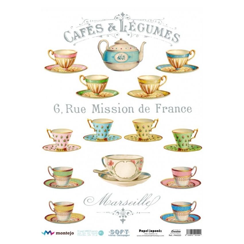 Papel de Arroz Soft A3 30x41cm