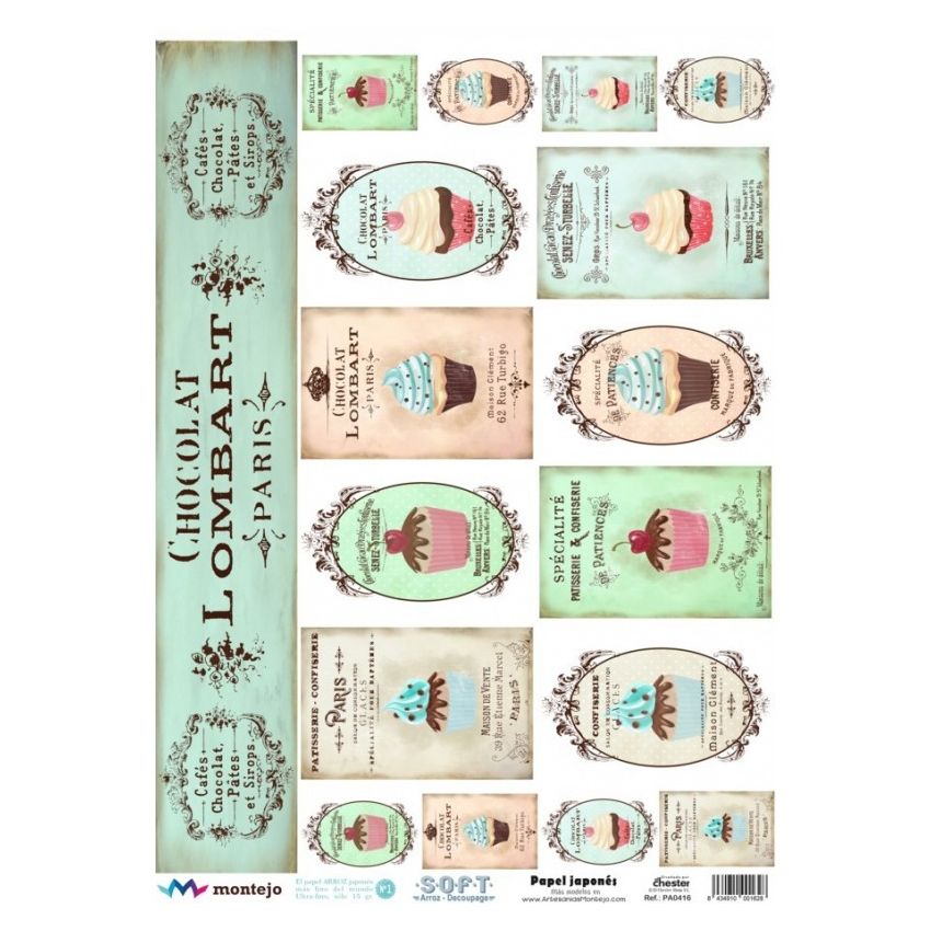 Papel de Arroz Soft A3 30x41cm