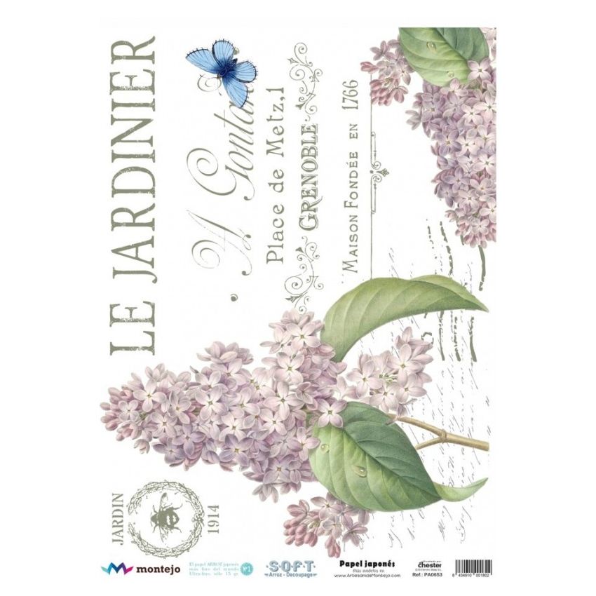 Papel de Arroz Soft A3 30x41cm