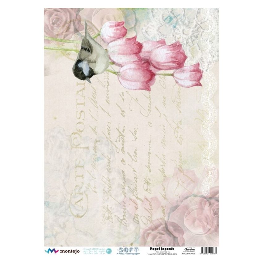 Papel de Arroz Soft A3 30x41cm