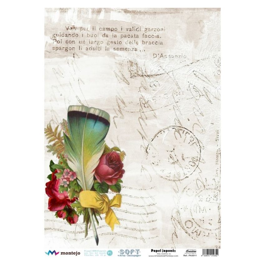 Papel de Arroz Soft A3 30x41cm