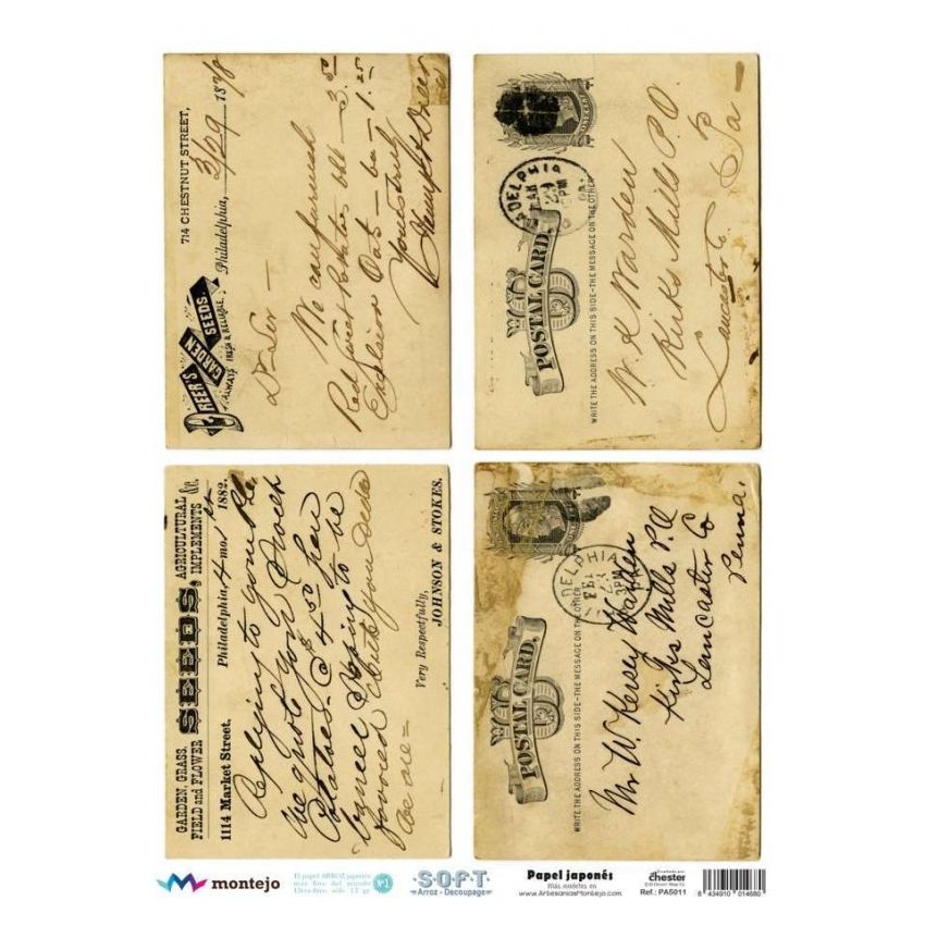 Papel de Arroz Soft A3 30x41cm