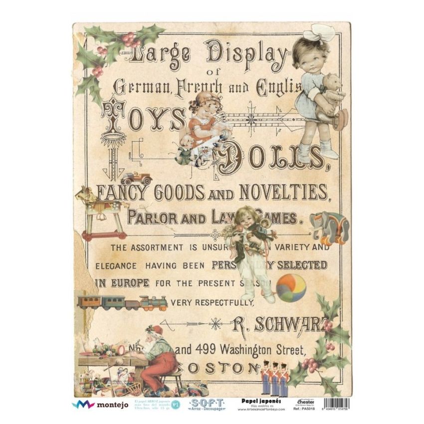 Papel de Arroz Soft A3 30x41cm