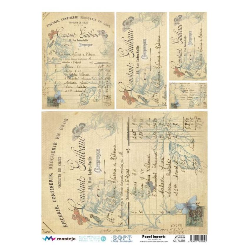 Papel de Arroz Soft A3 30x41cm