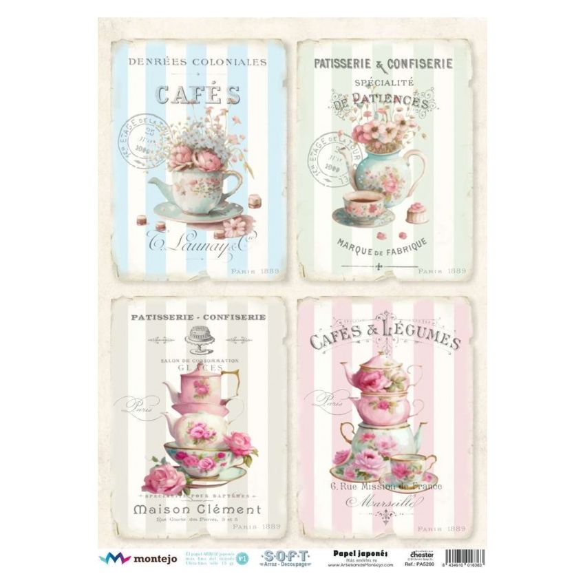 Papel de Arroz Soft A3 30x41cm