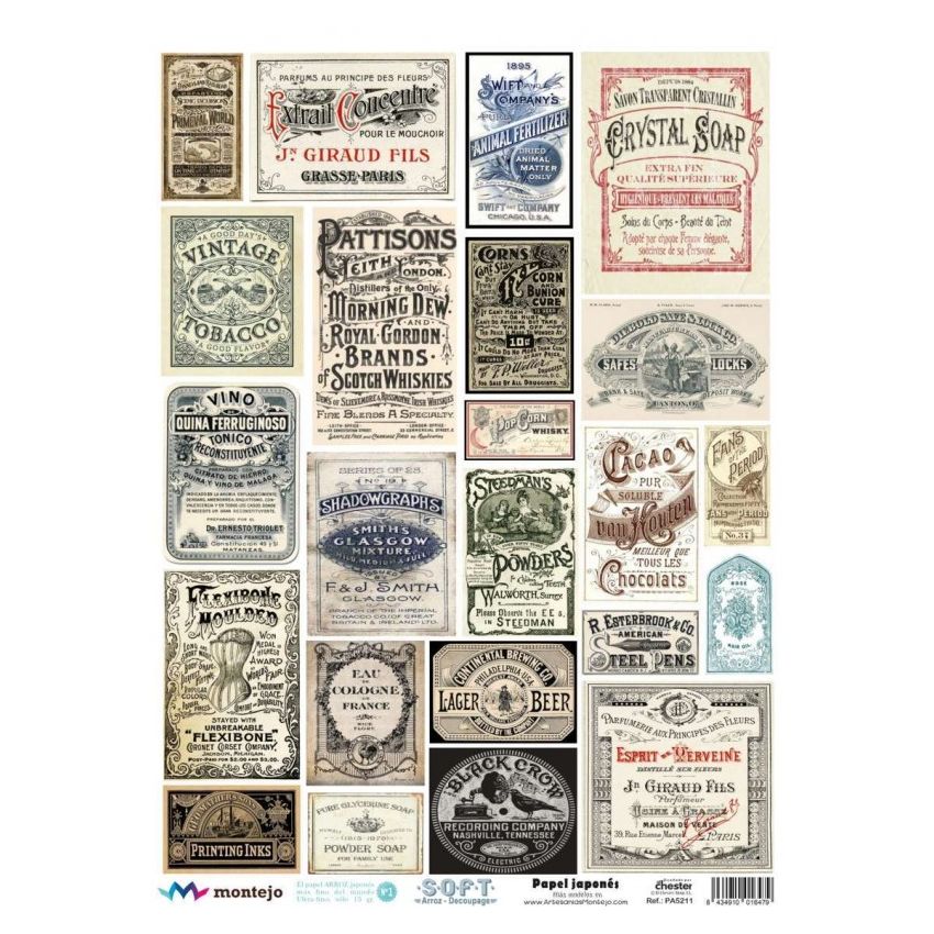 Papel de Arroz Soft A3 30x41cm