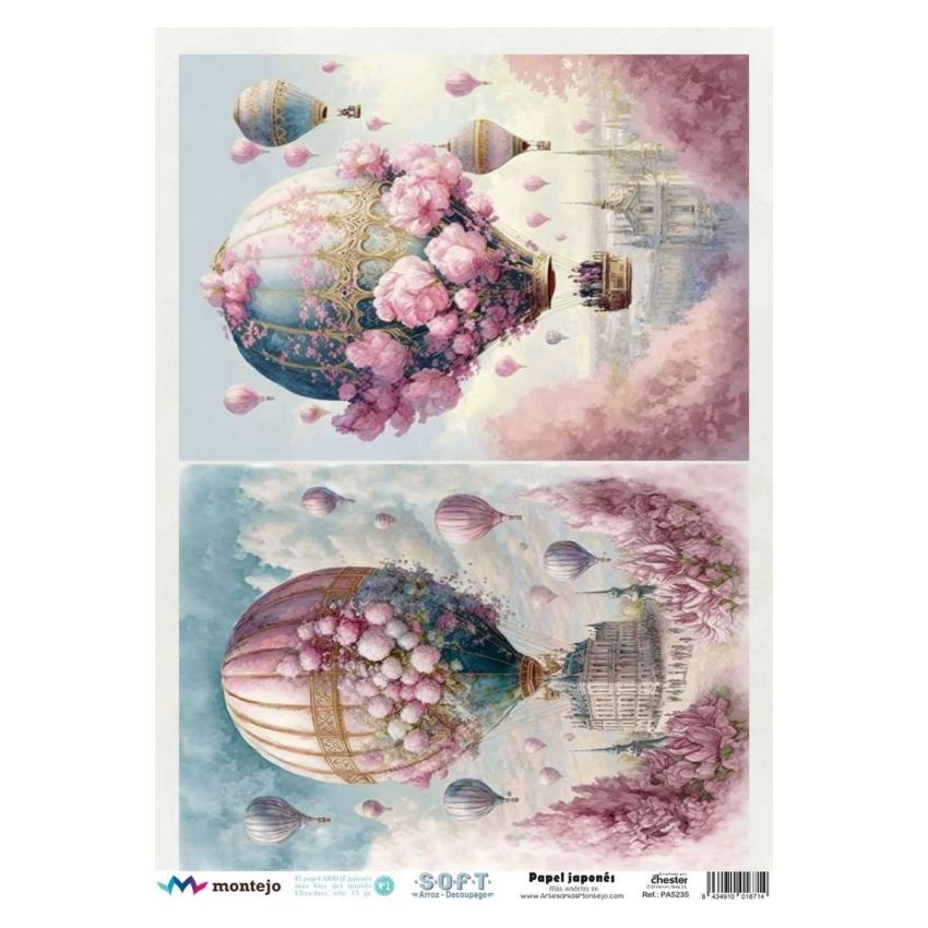 Papel de Arroz Soft A3 30x41cm