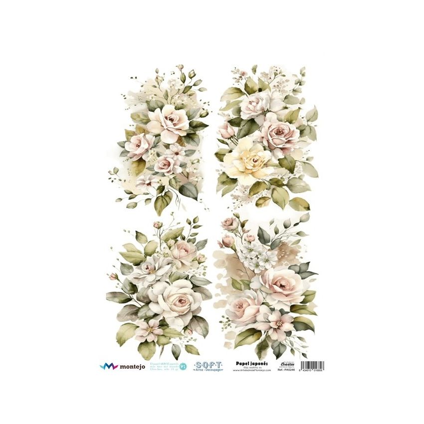 Papel de Arroz Soft A3 30x41cm