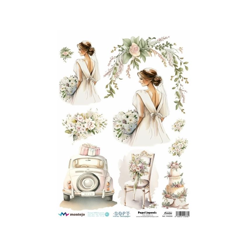 Papel de Arroz Soft A3 30x41cm