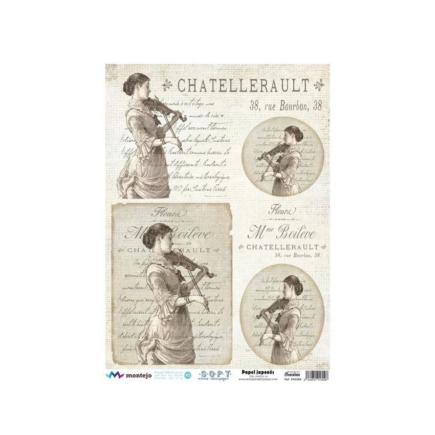 Papel de Arroz Soft A3 30x41cm