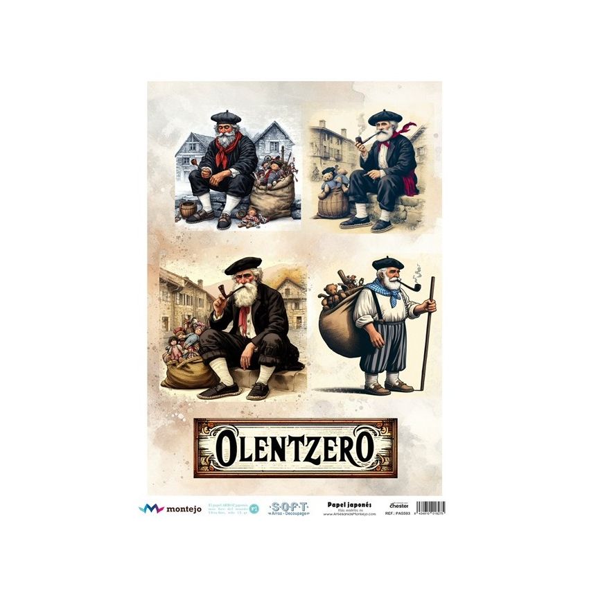 Papel de Arroz Soft A3 30x41cm