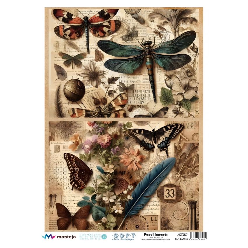 Papel de Arroz Soft A3 30x41cm