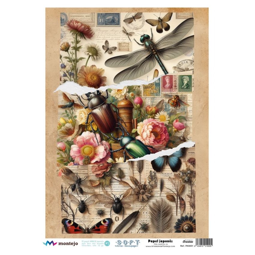 Papel de Arroz Soft A3 30x41cm