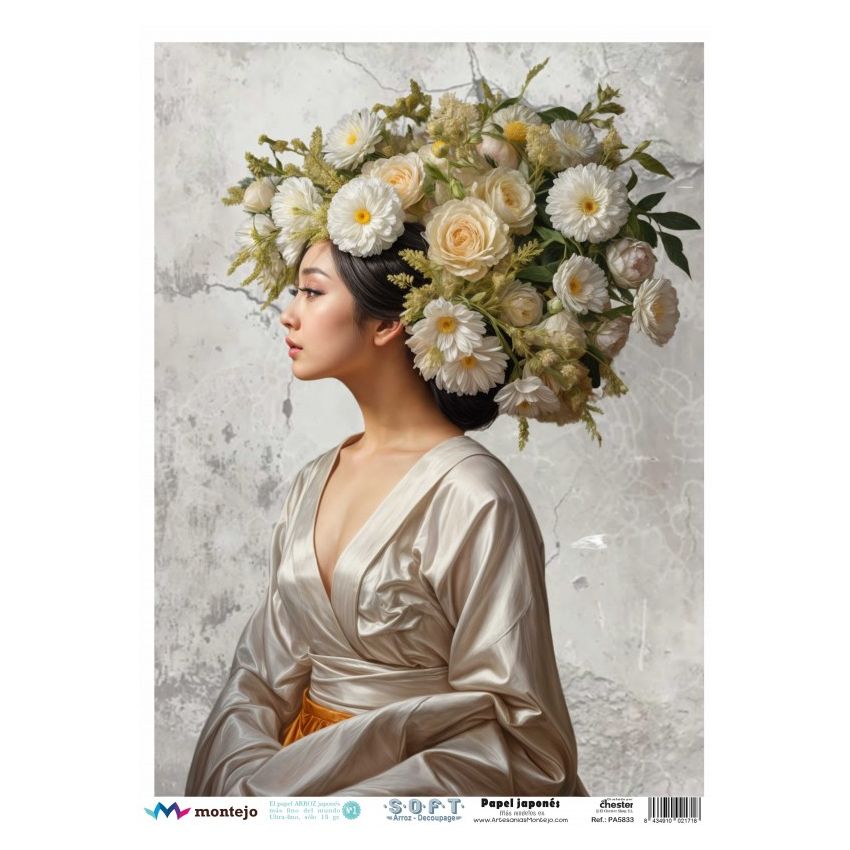 Papel de Arroz Soft 30x41cm