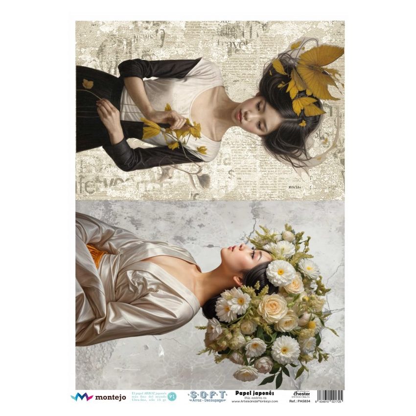 Papel de Arroz Soft 30x41cm