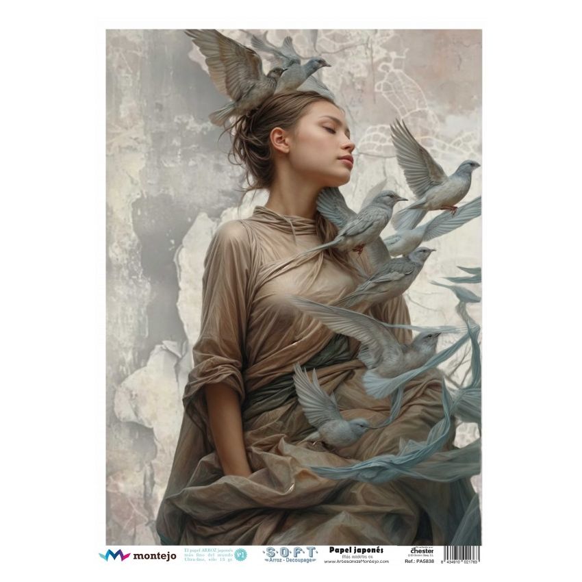 Papel de Arroz Soft 30x41cm